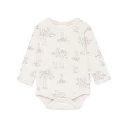 Aster & Oak Bunny Luxe Rib Onesie-bodysuits-and-rompers-Bambini