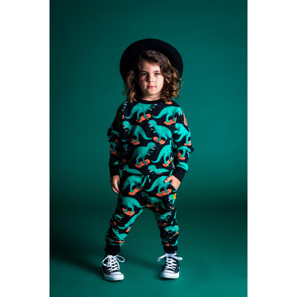 Buy Rock Your Kid Dino Skater Track Pants Online At Bambini NZ