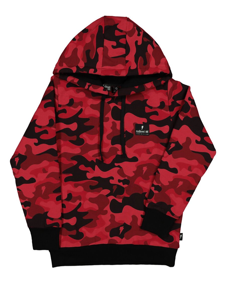 Red hot sale camo jumper