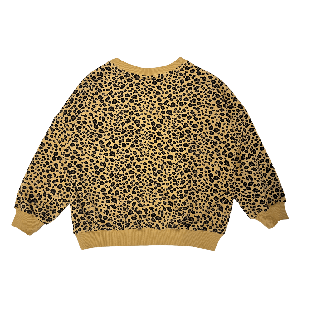 Kids clearance leopard sweater