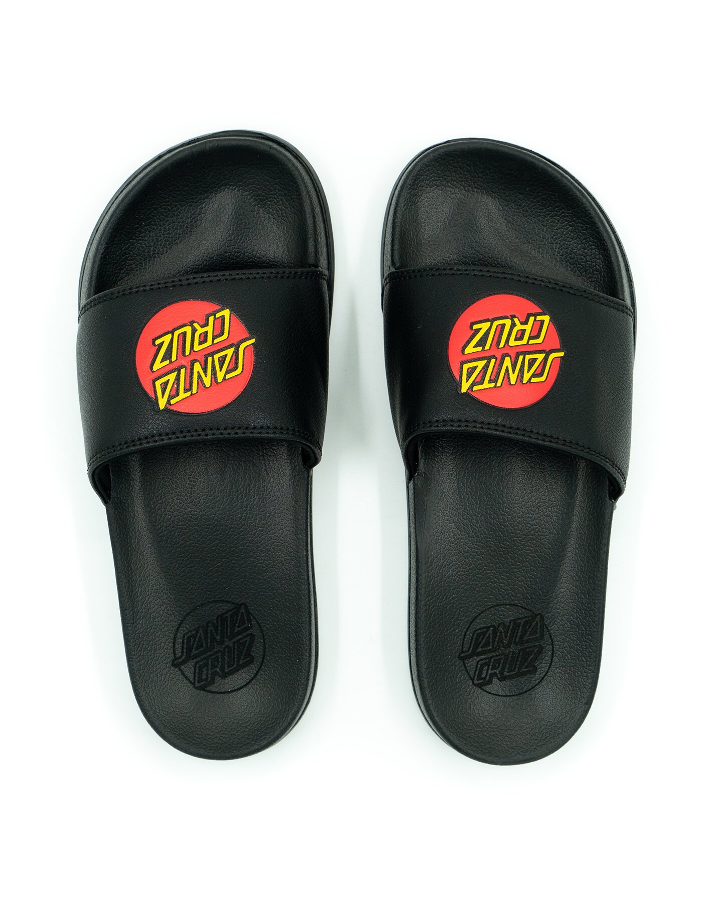 Santa Cruz Classic Dot Slides Boys Shoes and Footwear Top Kids