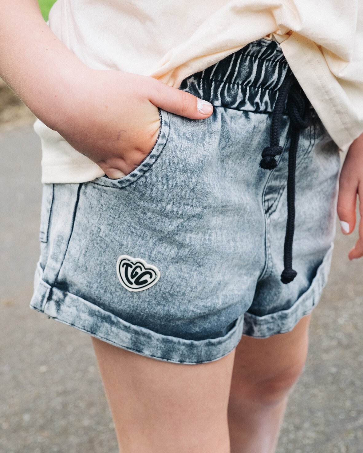 Girls denim deals shorts nz