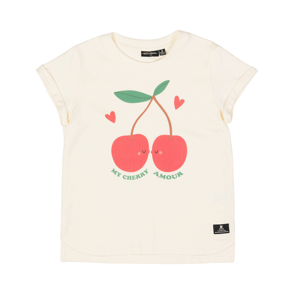 Rock Your Kid My Cherry Amour Boxy T-Shirt - Girls Tops | Kids Clothes ...