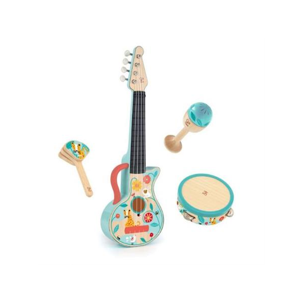 Hape 4 in 1 Ukulele Percussion Set