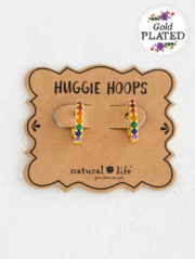 Natural Life Huggie Hoop Earrings -jewellery-Bambini
