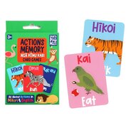 NZ Te Reo Memory Game Actions 40 Cards-toys-Bambini
