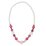 Pink Poppy Pearl Beaded Necklace and Bracelet Set