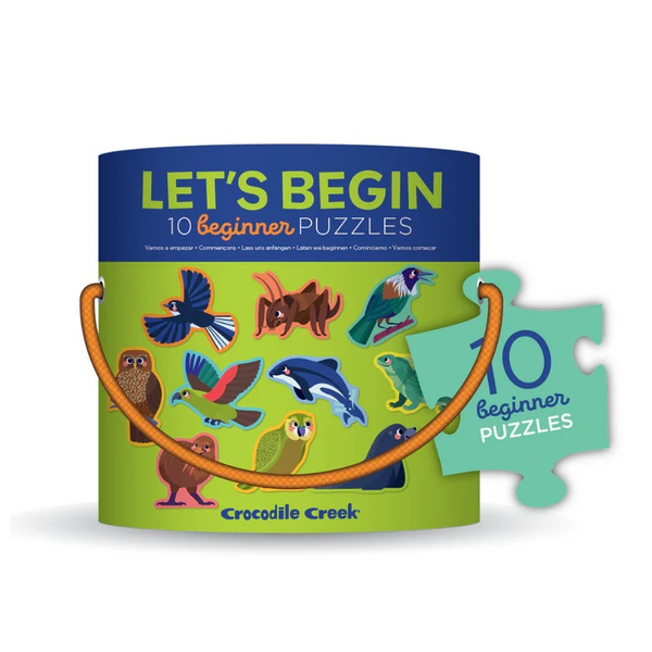 Croc Creek 2pc Lets Begin Puzzle Canister