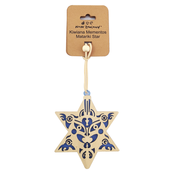 NZ Matariki Hanging Ornament Star