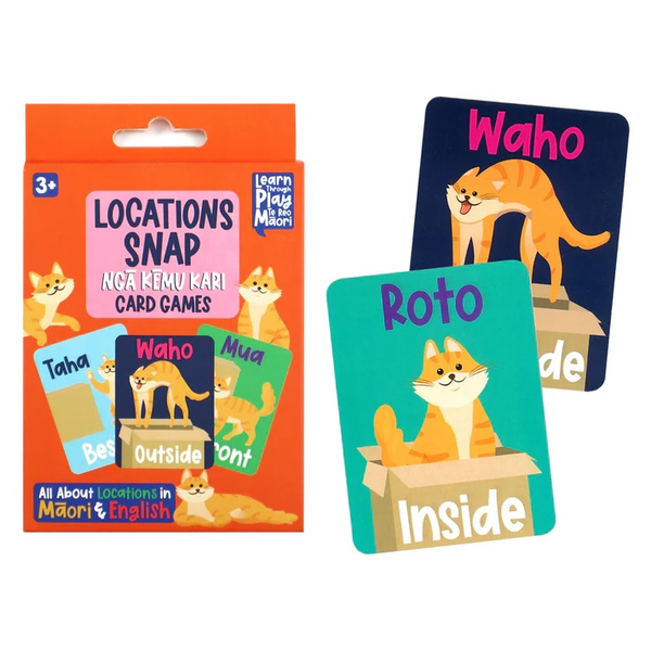 NZ Te Reo Locations Snap Game 40 Cards