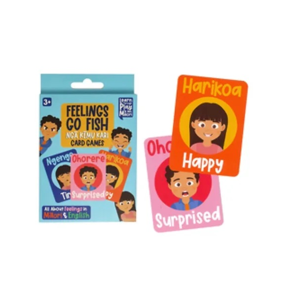 NZ Te Reo Feelings Go Fish Game 40 Cards