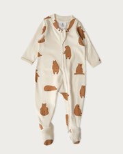 Babu Organic Cotton Footed Onesie -sleepwear-Bambini