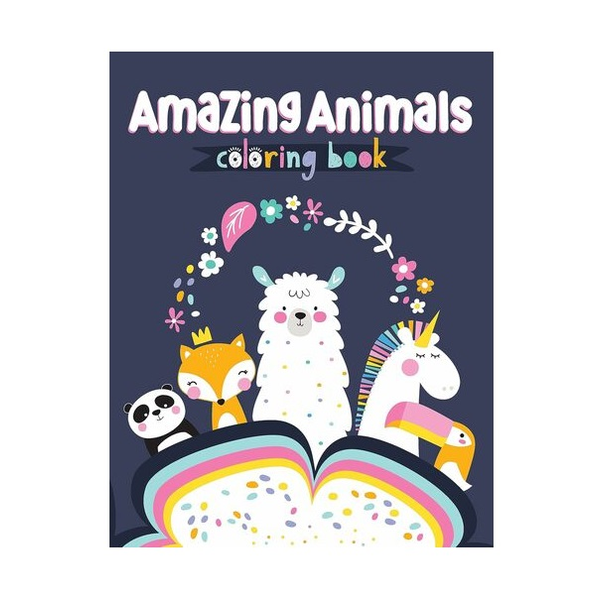 Amazing Animals Colouring Book