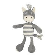 Lily & George Bowie Stripey Zebra Rattle-toys-Bambini