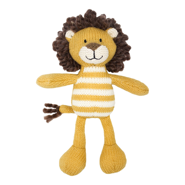 Lily & George Arthur Stripey Lion Rattle