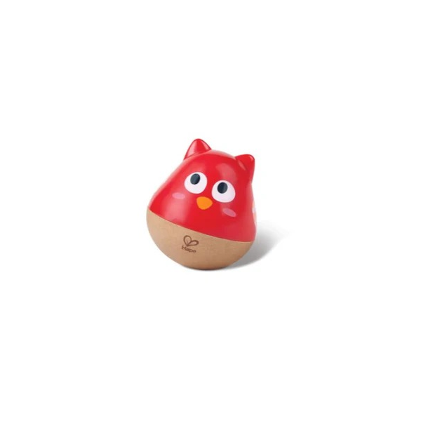 Hape Owl Musical Wobbler Red