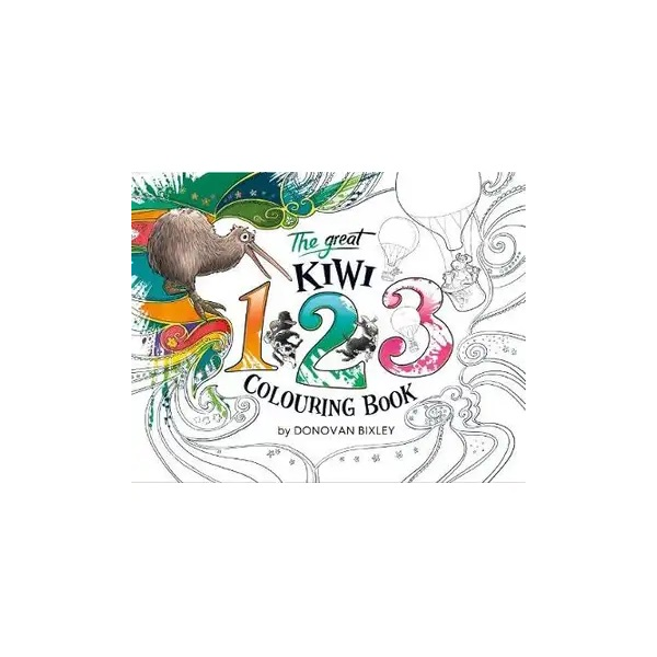 The Great Kiwi 123 Colouring Book