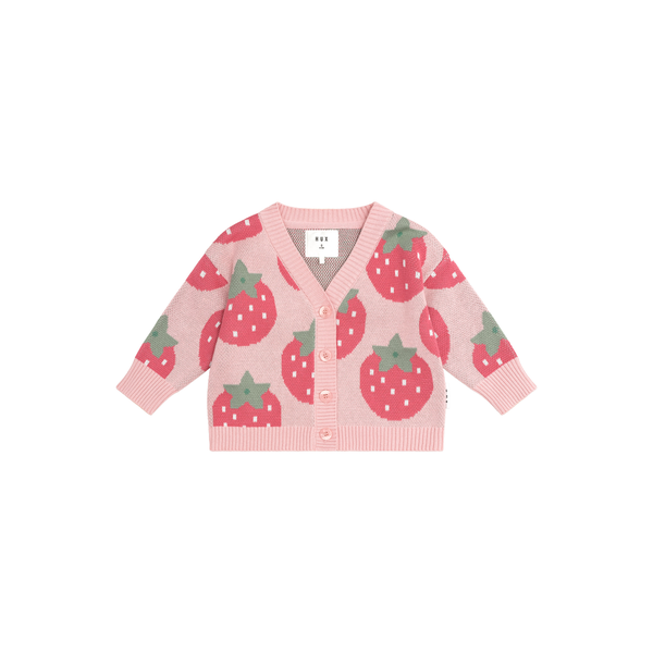 Huxbaby Berry Boxy Cardi