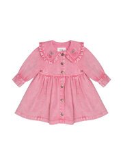 Huxbaby Cherry Vintage Collar Dress-dresses-and-skirts-Bambini