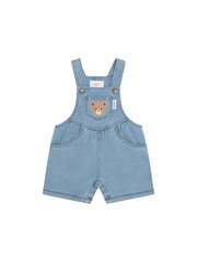 Huxbaby Huxbear Knit Denim Short Overalls-pants-and-shorts-Bambini