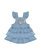 Huxbaby Huxbear Knit Denim Frill Pinafore