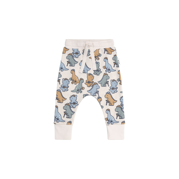 Huxbaby Construction Dinos Drop Crotch Pant