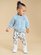 Huxbaby Construction Dinos Drop Crotch Pant