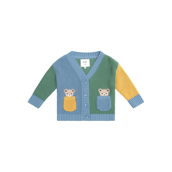 Huxbaby Hidden Hux Fisherman Rib Cardi