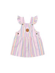 Huxbaby Rainbow Stripe Pinafore-dresses-and-skirts-Bambini