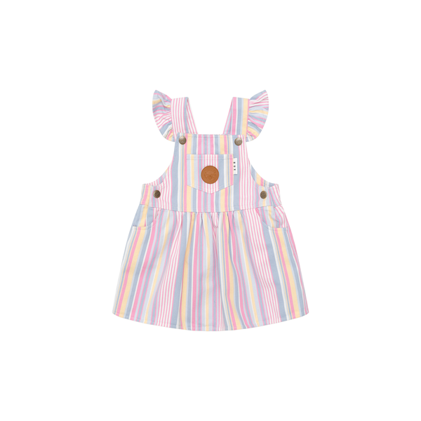 Huxbaby Rainbow Stripe Pinafore