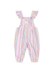 Huxbaby Rainbow Stripe Overall-pants-and-shorts-Bambini