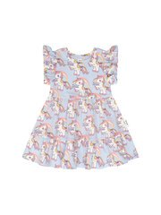 Huxbaby Rainbow Unicorn Tier Dress-dresses-and-skirts-Bambini