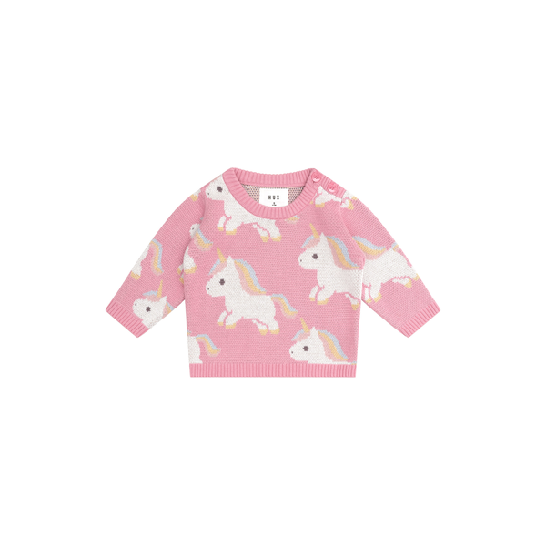 Huxbaby Unicorn Knit Jumper