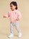 Huxbaby Unicorn Heart Faux Fur Jacket