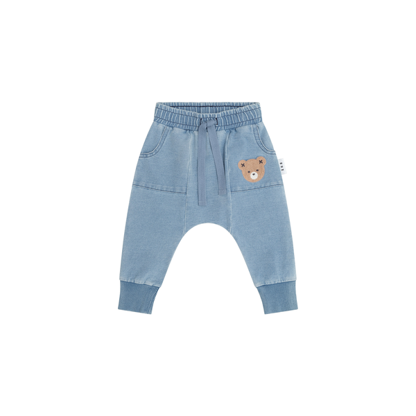 Huxbaby Huxbear Knit Denim Drop Crotch Pant