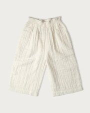 Babu Muslin Frankie Wide Leg Pant-girl-Bambini