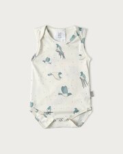 Babu Organic Cotton Singlet Bodysuit Native Forest-baby-Bambini