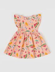 Goldie + Ace Lyla Linen Dress Fruit Salad-dresses-and-skirts-Bambini