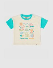 Goldie + Ace Dinosaur Valley Puff Print T-Shirt-tops-Bambini