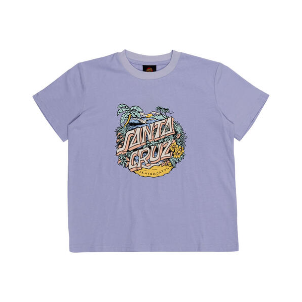 Santa Cruz Aloha Dot Front Tee 