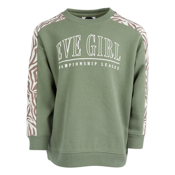 Eve Girl Savannah Contrast Crew