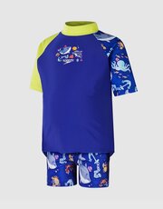 Speedo Short Sleeve Rash Set-swimwear-Bambini