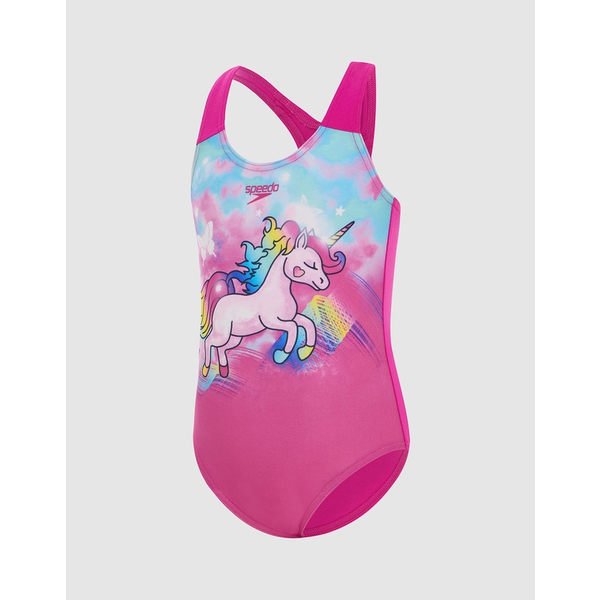 Speedo Girls Digi Print One Piece