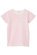 Milky Pink Stripe Rib Tee