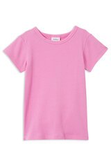 Milky Pink Rib Tee-tops-Bambini