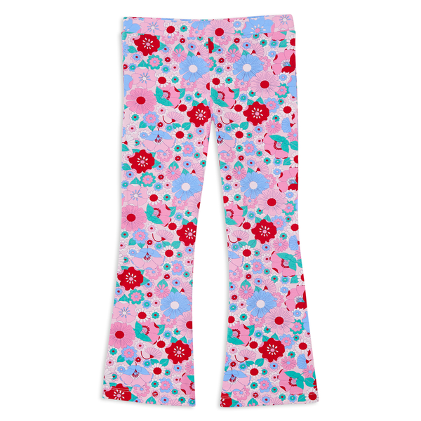 Milky Summer Blooms Flared Legging