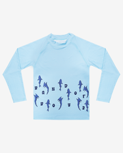 Band Of Boys Shark LS Rash Shirt-swimwear-Bambini