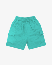 The Girl Club Linen Cargo Short-pants-and-shorts-Bambini