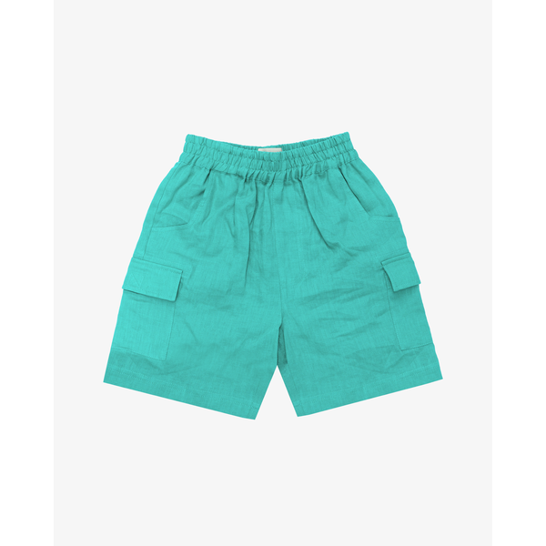 The Girl Club Linen Cargo Short