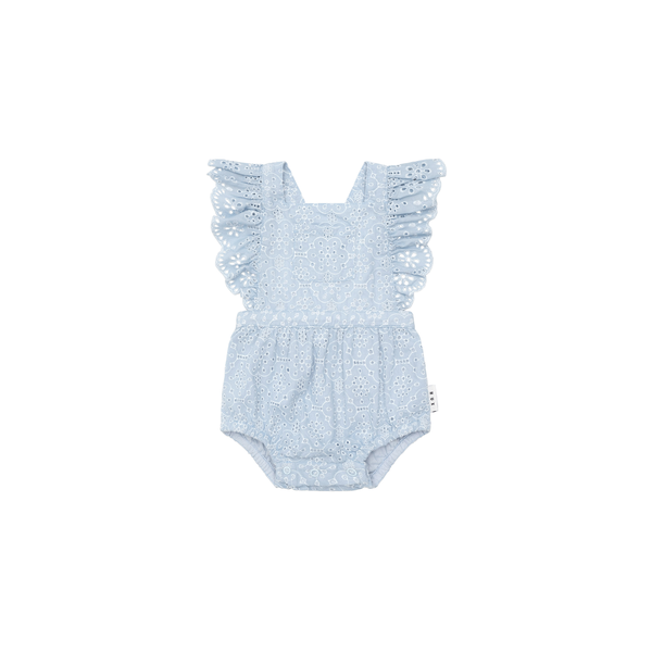 Huxbaby Broderie Frill Playsuit